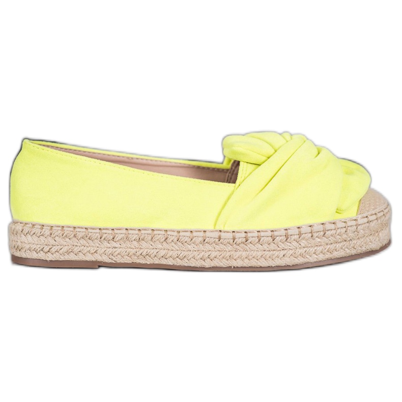 Seastar Suede Espadrilles On The Platform yellow