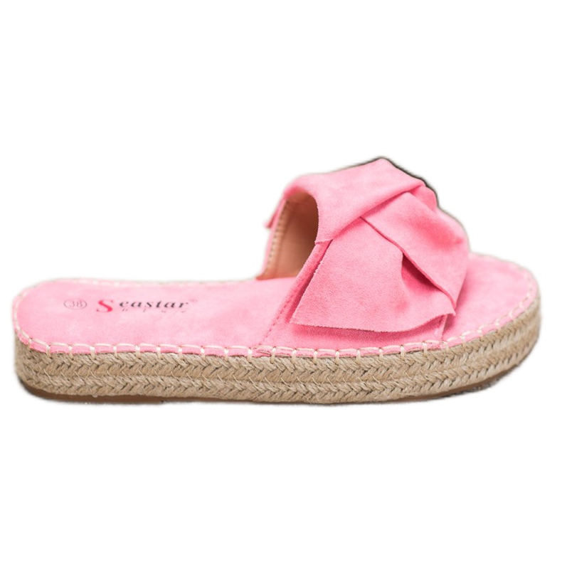 Seastar Suede Espadrilles pink