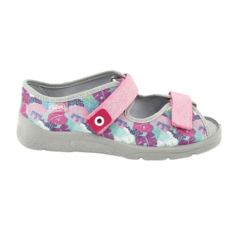Befado children's shoes 969X149 pink grey multicolored