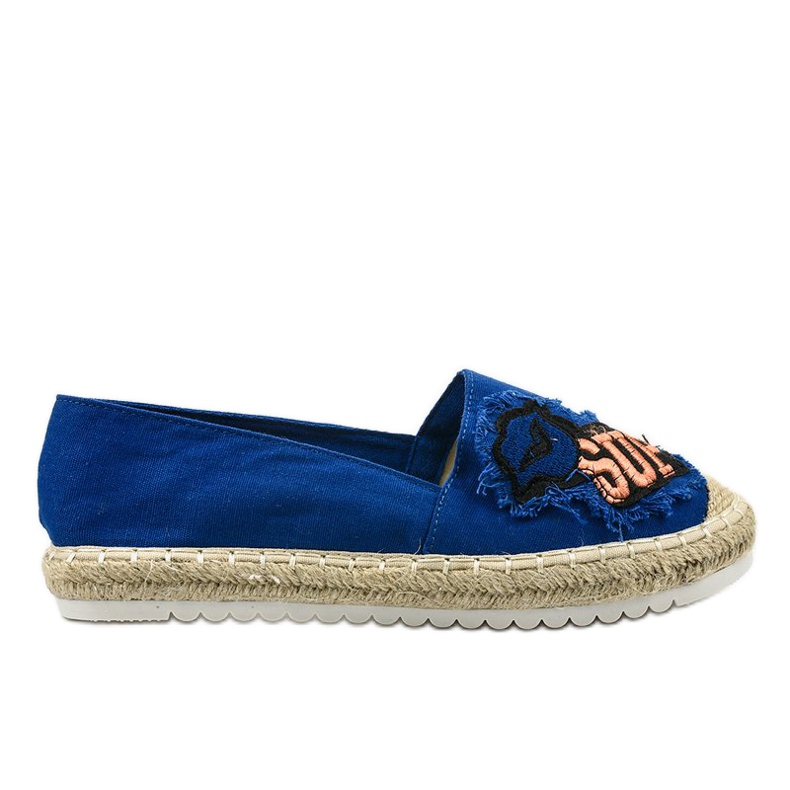 Navy blue espadrilles L-1047