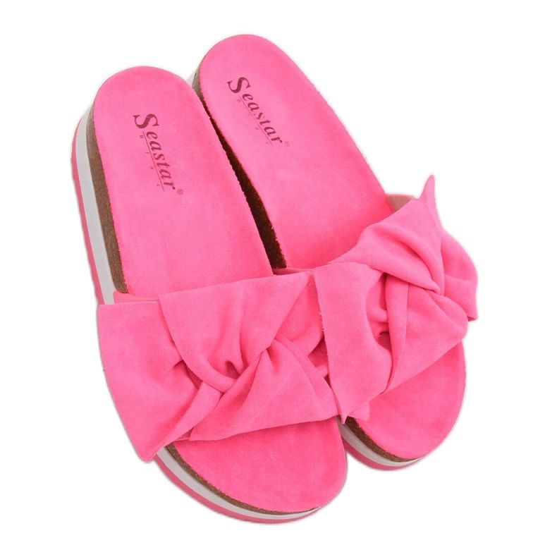 Women's pink slippers SS116P Fushia Women's pink slippers SS116P Fushia