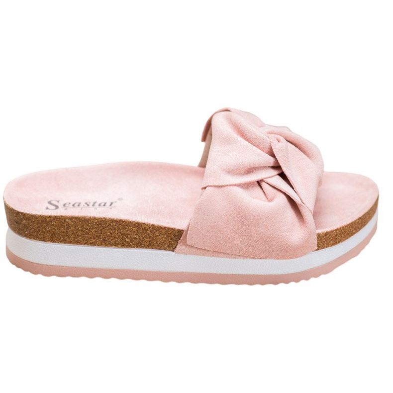 Seastar Casual Suede Slippers pink
