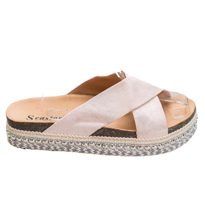 Seastar Comfortable Slippers On The Platform beige