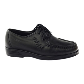 Solo 015 loafers for sensitive feet black