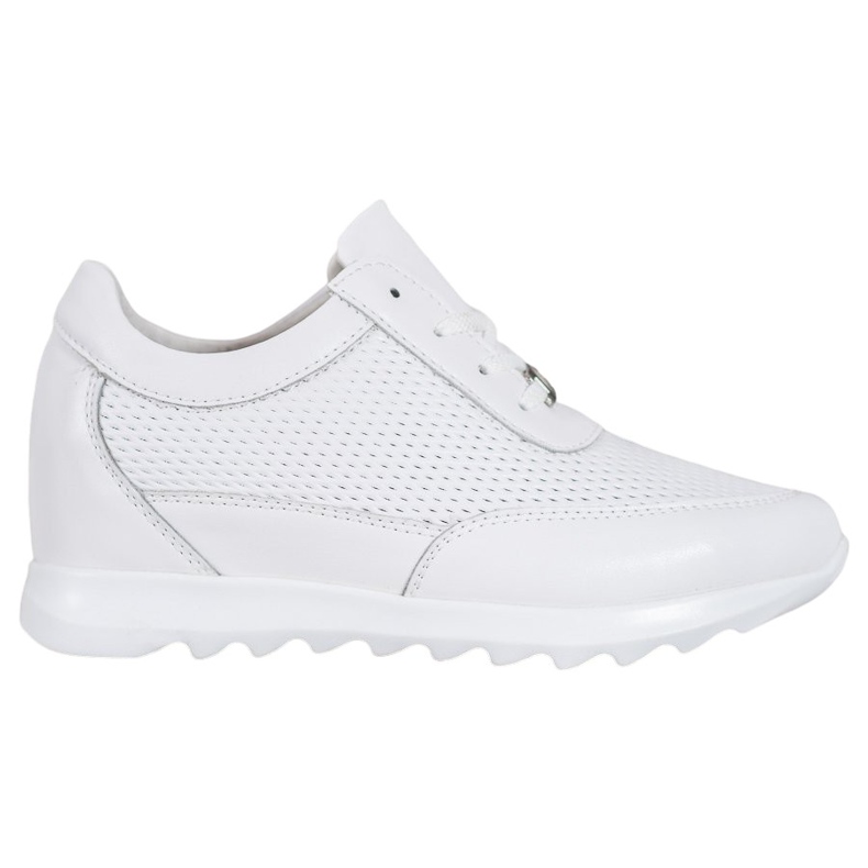 VINCEZA Leather Sneakers white
