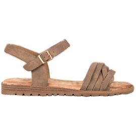 Evento Classic Sandals With Buckle brown Evento Classic Sandals With Buckle brown
