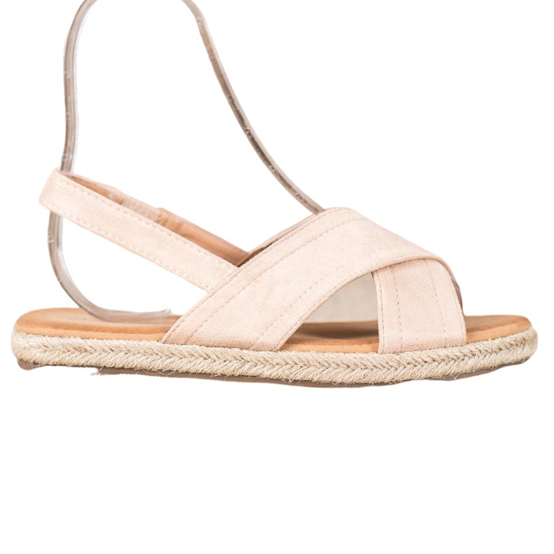 SHELOVET Slip-on Suede Sandals brown SHELOVET Slip-on Suede Sandals brown