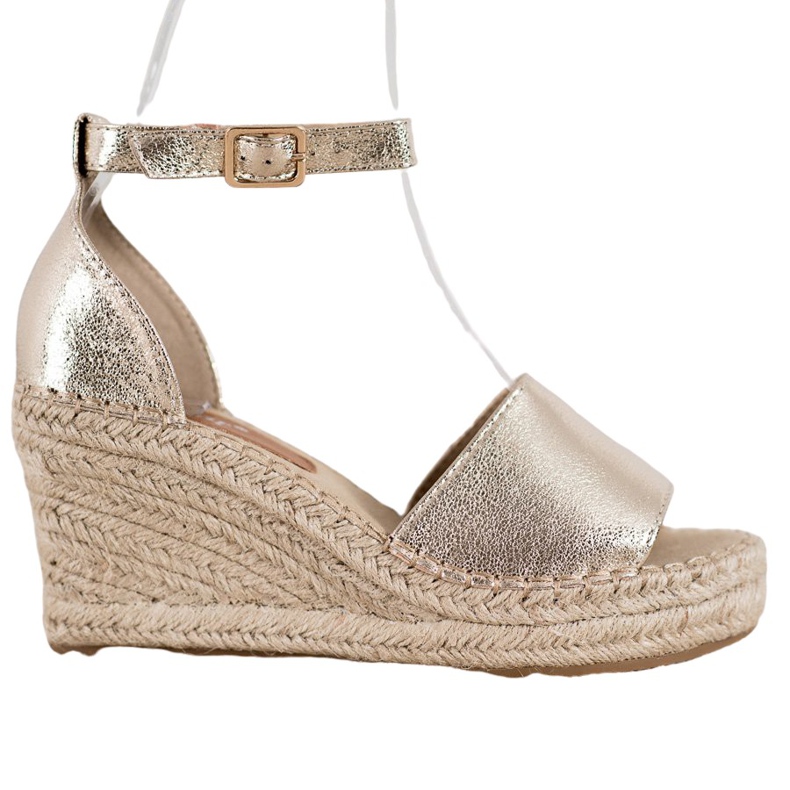 Seastar Sandals On The Straw Wedge golden