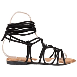 Seastar Roman sandals black