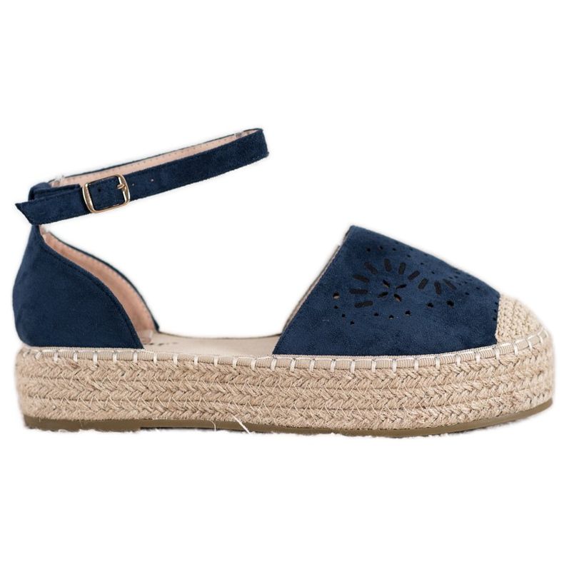 Seastar Openwork Espadrilles On The Platform blue
