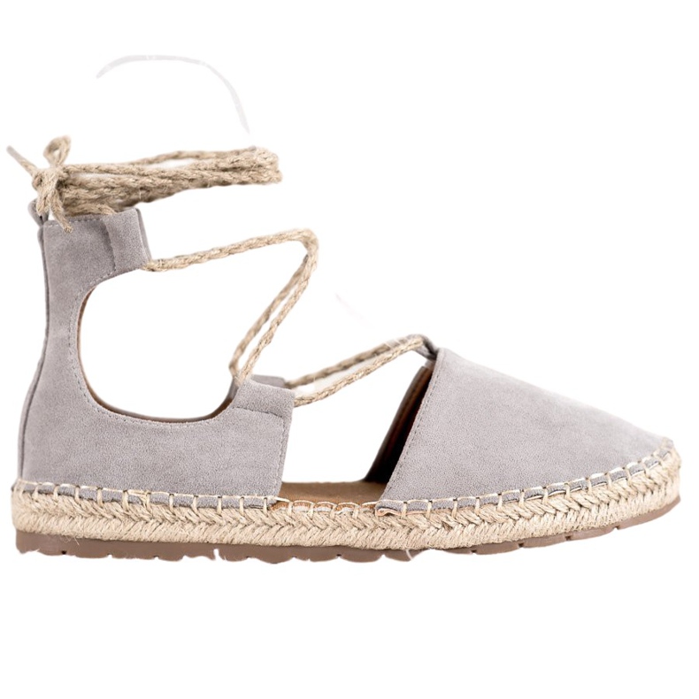 Seastar Suede Espadrilles With Binding grey