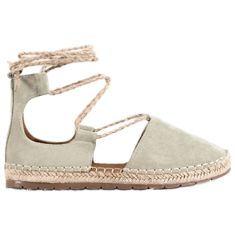 Seastar Suede Espadrilles With Binding green