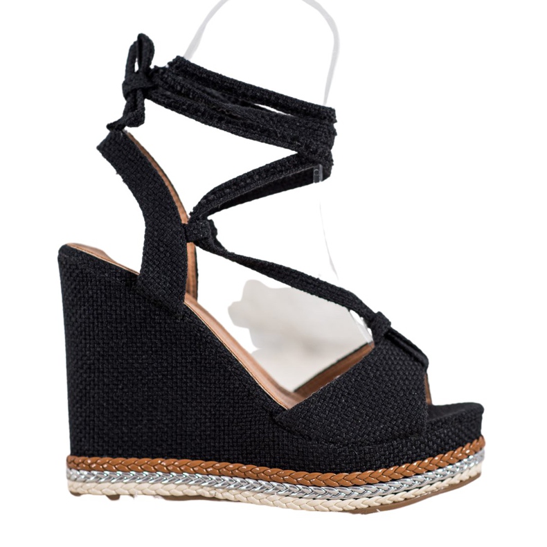 Seastar High Wedges With Binding black