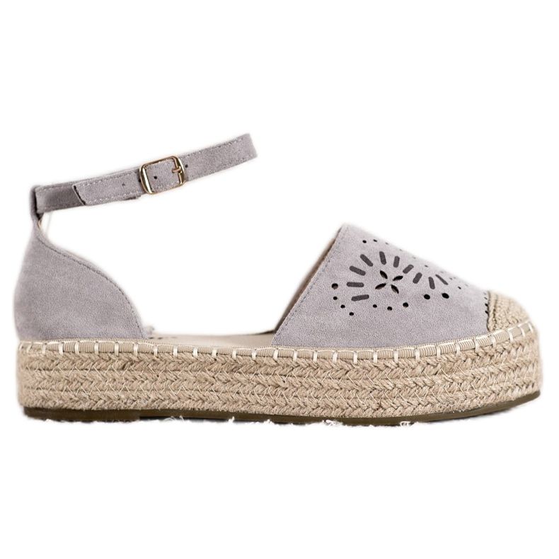 Seastar Openwork Espadrilles On The Platform grey
