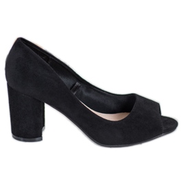 Black Open Toe VINCEZA pumps Black Open Toe VINCEZA pumps