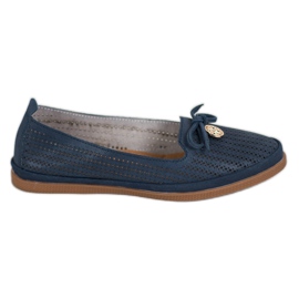 Stylish VINCEZA ballerinas navy blue