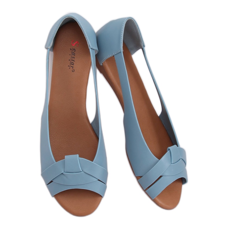 Ballerinas cut blue CC221P Blue