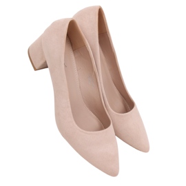 Low-heeled pumps beige CC210P Beige