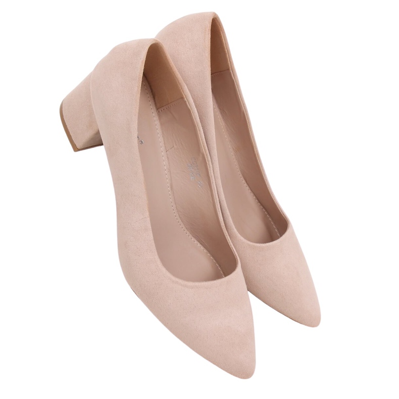 Low-heeled pumps beige CC210P Beige