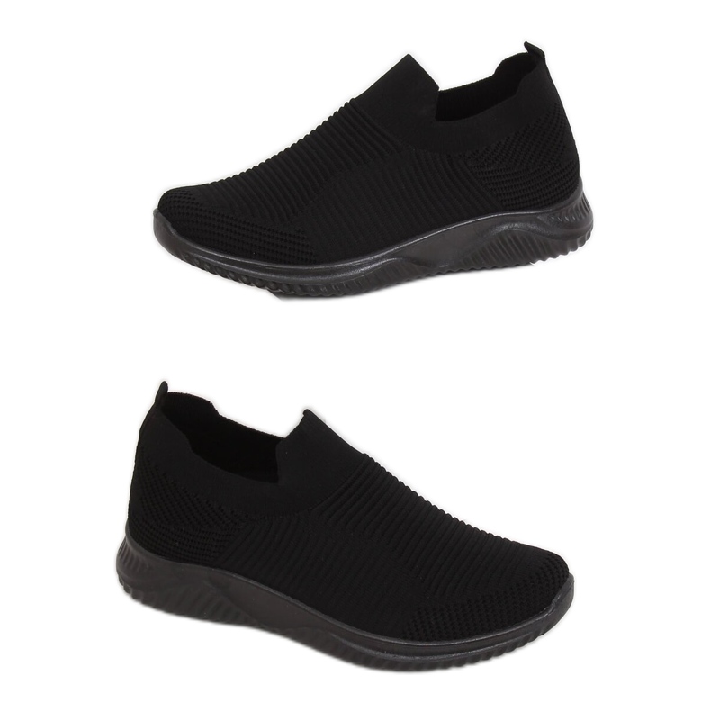 Black 9924 Black sports shoes