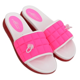 Women's fuchsia G-338 Fushia slippers pink