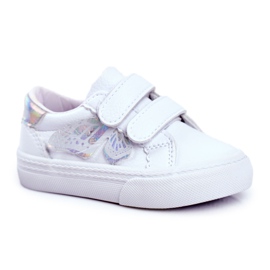 Apawwa Children's Sneakers White Butterfly Velcro Dusmo Apawwa Children's Sneakers White Butterfly Velcro Dusmo