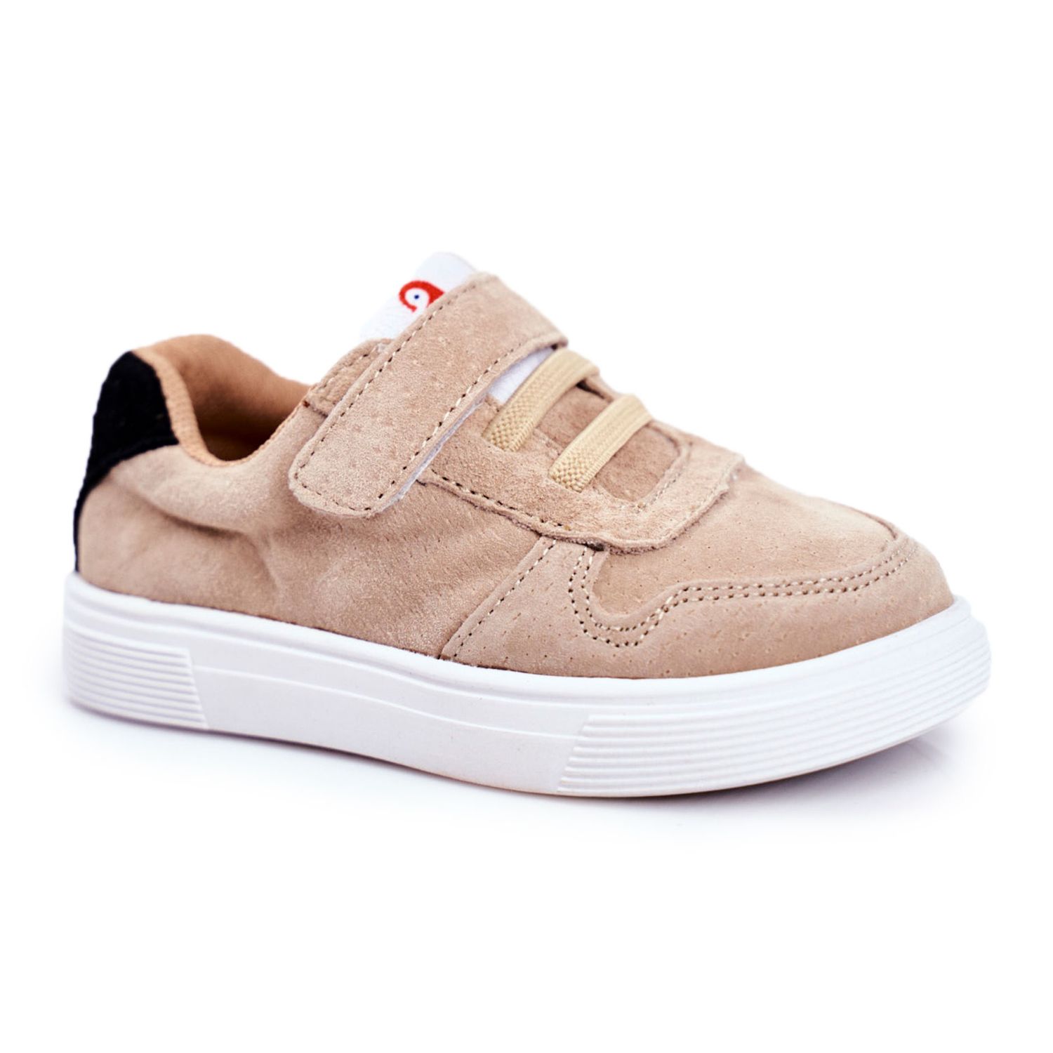 beige velcro shoes