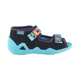 Befado children's shoes 250P095 navy blue blue Befado children's shoes 250P095 navy blue blue