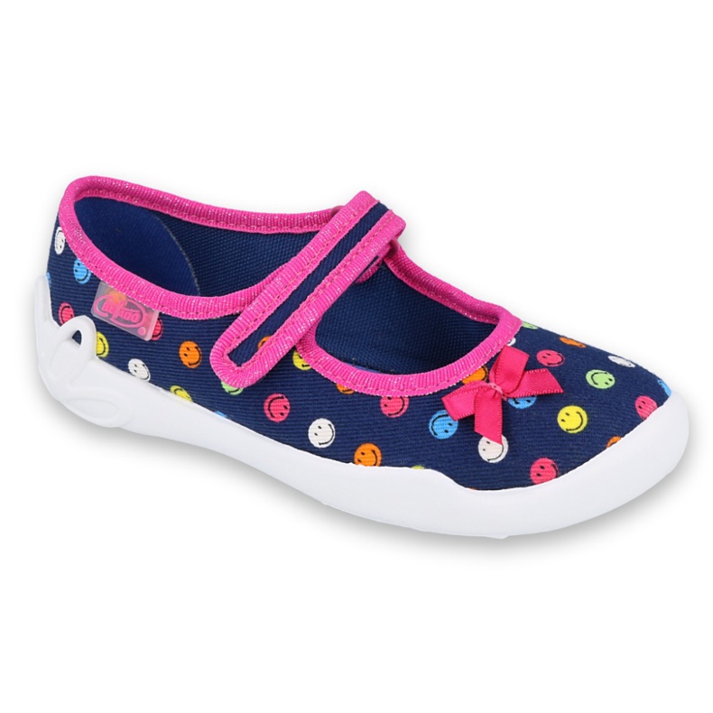Befado children's shoes 114X405 navy blue blue orange pink
