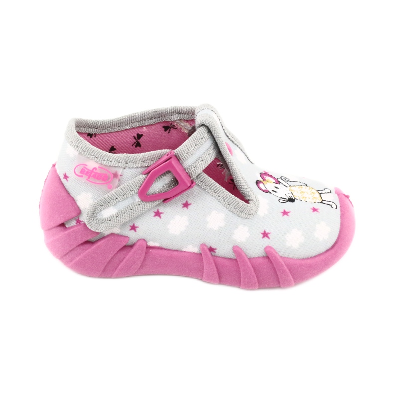 Befado children's shoes 110P382 pink grey Befado children's shoes 110P382 pink grey