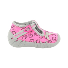 Befado children's shoes 110P376 pink grey