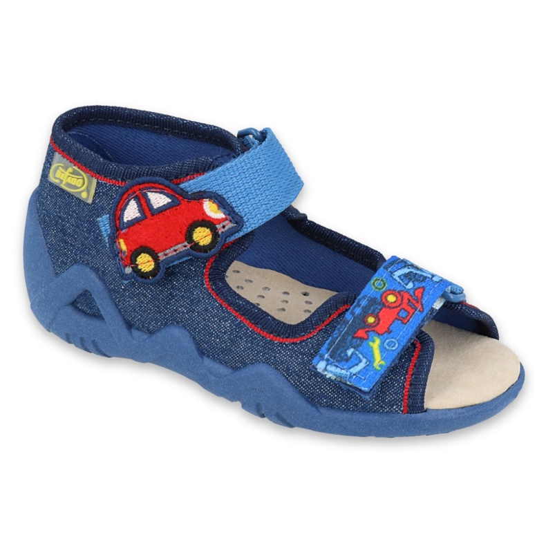 Befado yellow children's shoes 350P005 navy blue