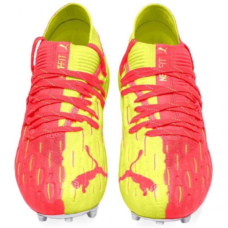 Puma Future 5 1 Netfit Osg Fg Ag Jr 01 Football Boots Yellow Grey Keeshoes Puma Future 5 1 Netfit Osg Fg Ag Jr 01 Football Boots Yellow Grey Keeshoes