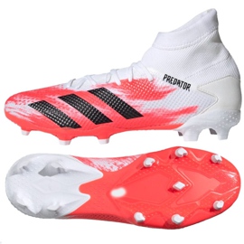 Adidas Predator 20.3 Fg M EG0910 football boots multicolored white Adidas Predator 20.3 Fg M EG0910 football boots multicolored white