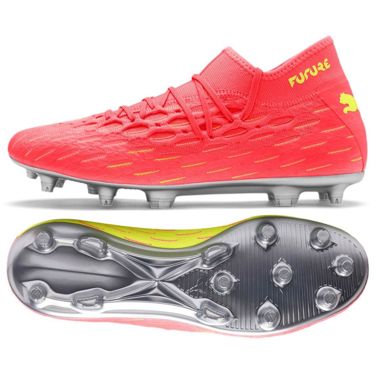 Football boots Puma Future 5.2 Netfit Osg FG AG M 105934 01 red