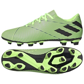 Adidas Nemziz 19.4 FxG M FV3996 football boots multicolored green Adidas Nemziz 19.4 FxG M FV3996 football boots multicolored green