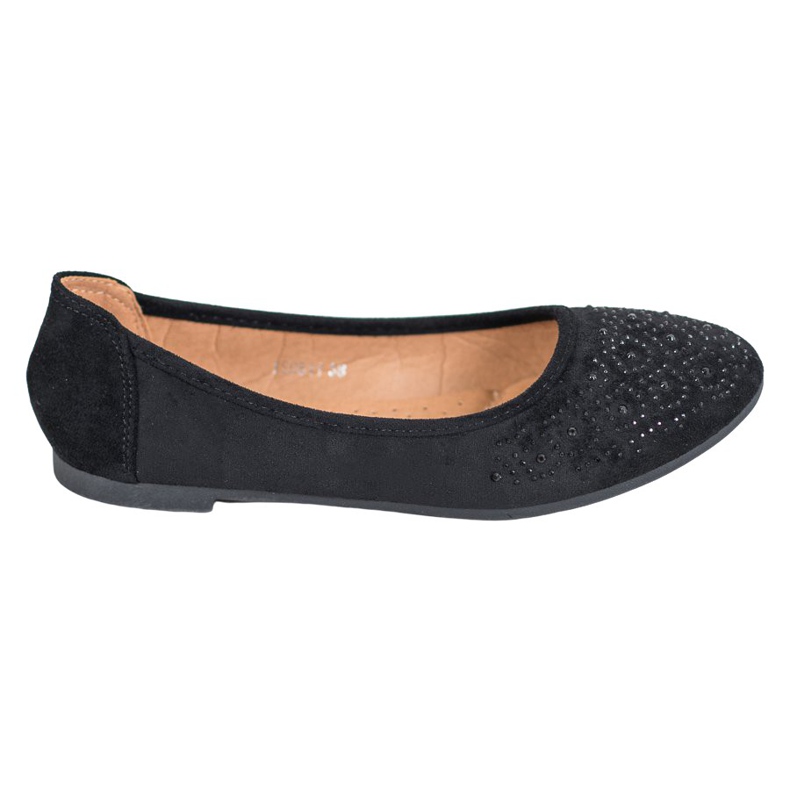 Diamantique Classic Ballerina With Crystals black