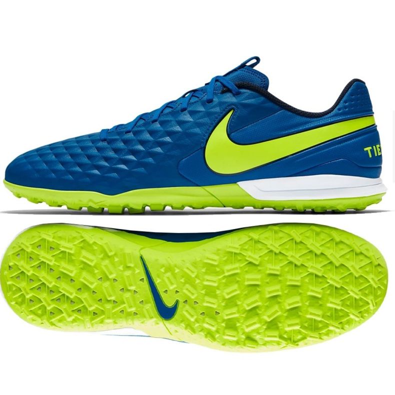 Nike Tiempo Legend 8 Academy Tf M AT6100-474 football shoe blue blue