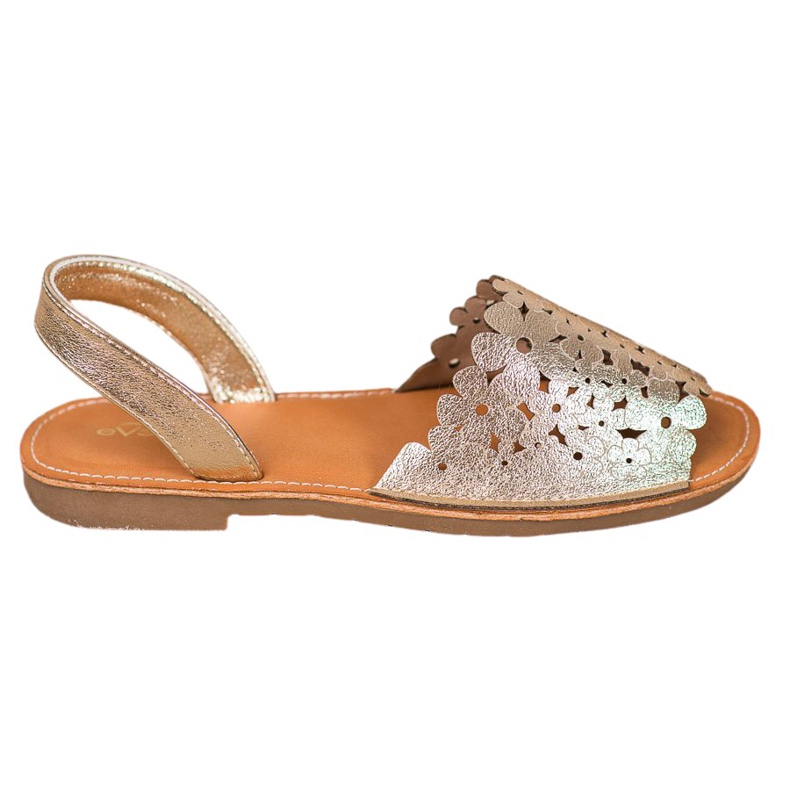 Evento Slip-on Golden Sandals