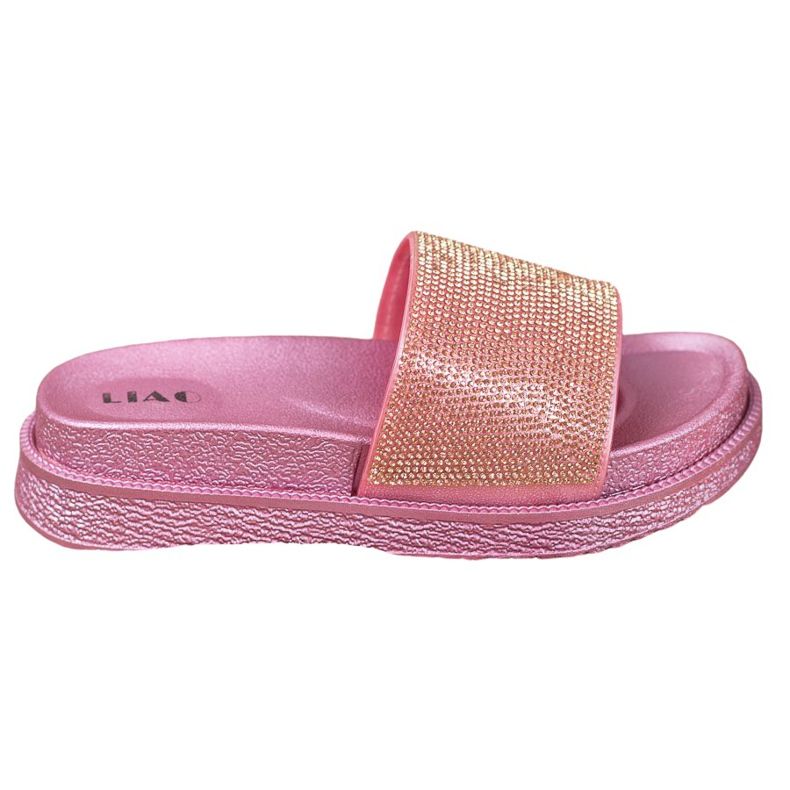 SHELOVET Slippers On A High Platform pink