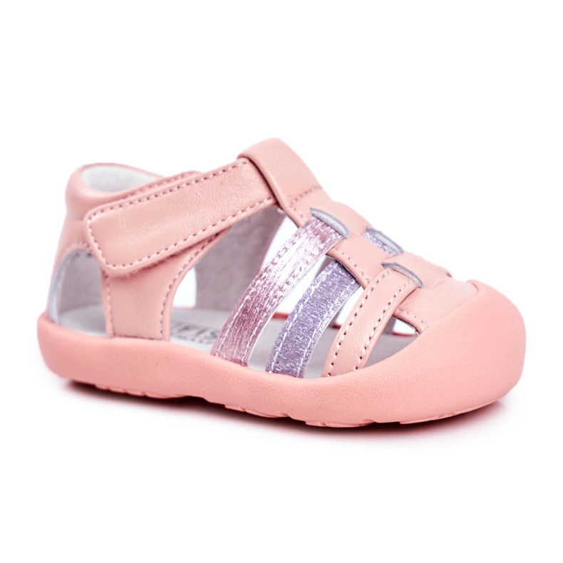 Apawwa Children's Sandals with Velcro Glitter Pink Ontario Apawwa Children's Sandals with Velcro Glitter Pink Ontario