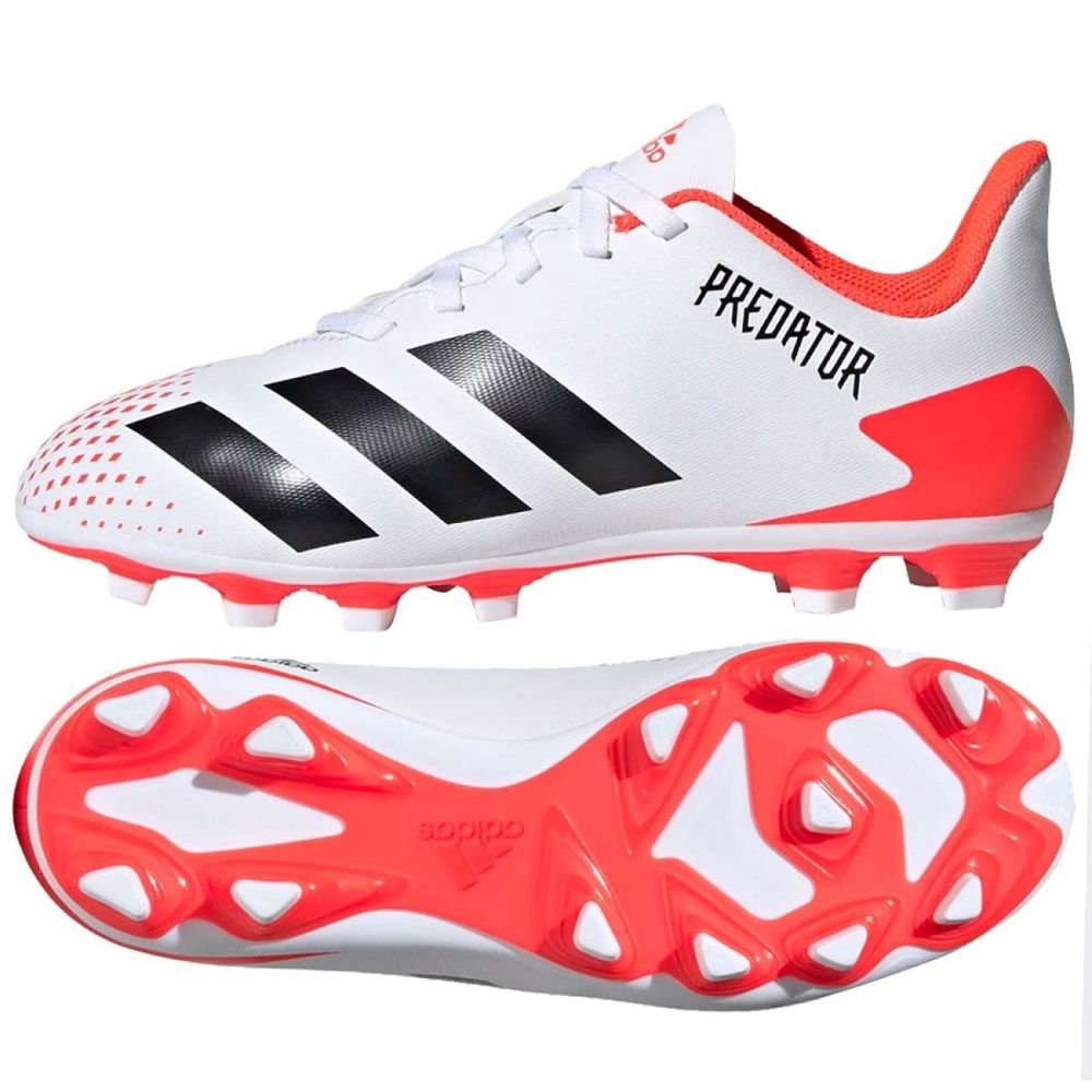 predator adidas red and white
