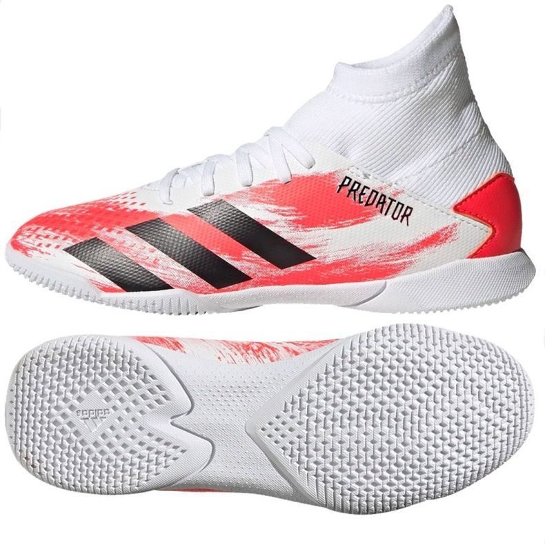 Indoor shoes adidas Predator 20.3 In Jr EG0931 multicolored white Indoor shoes adidas Predator 20.3 In Jr EG0931 multicolored white