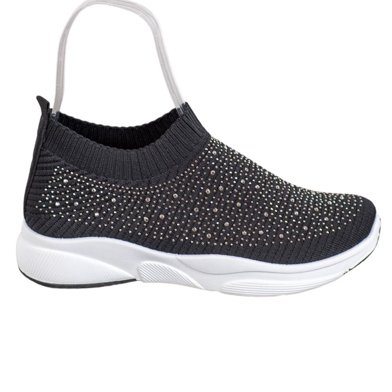 Kayla Sports shoes with crystals black Kayla Sports shoes with crystals black