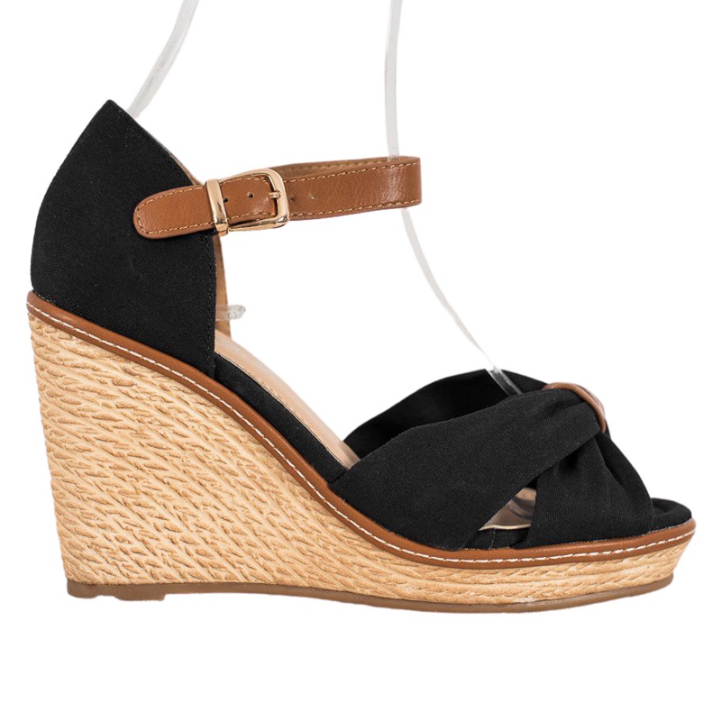 SHELOVET High-heeled sandals black