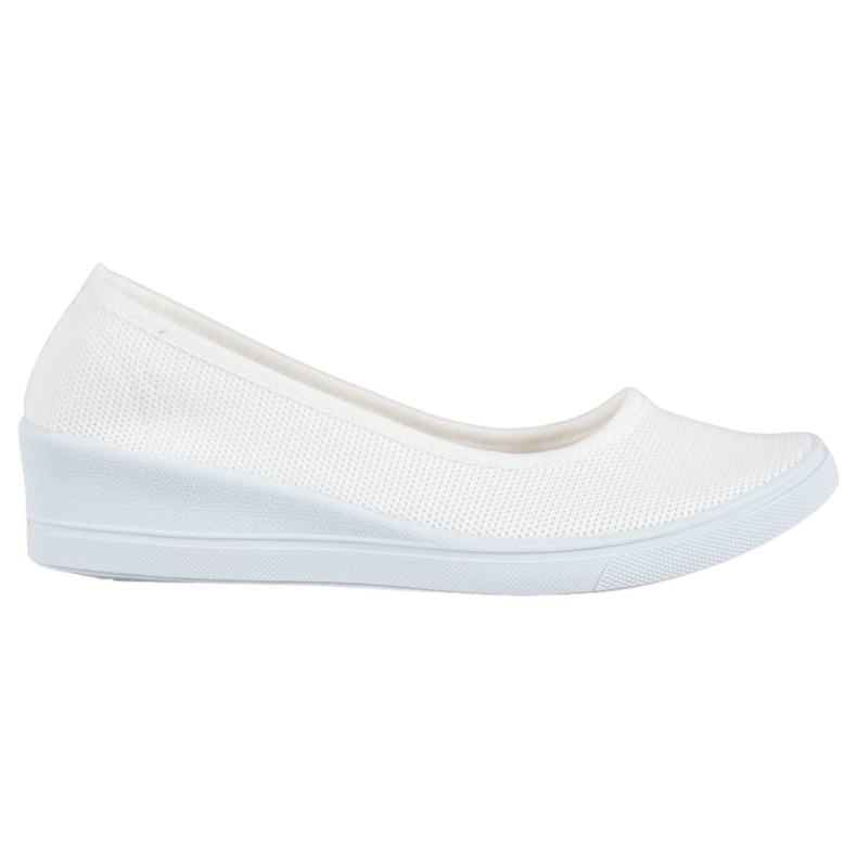 SHELOVET White Casual Ballerinas SHELOVET White Casual Ballerinas