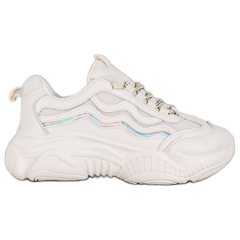 SHELOVET Lace-up Sneakers white