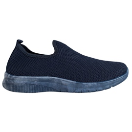 Super Mode Slip-on Sports Shoes navy blue blue