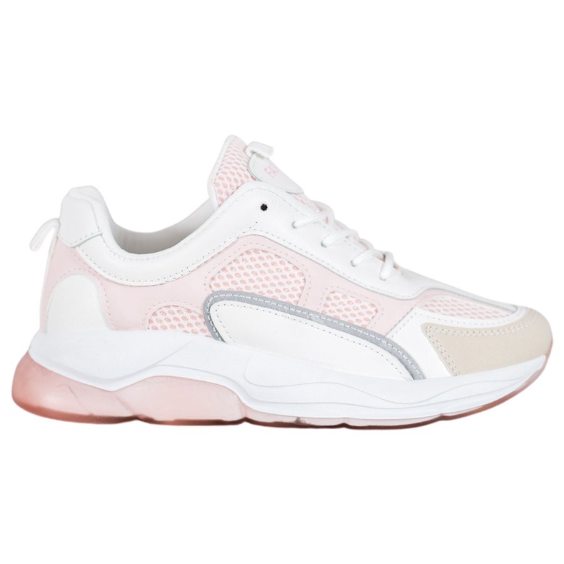 Via Giulia  Sneakers With Glitter Fashion white pink