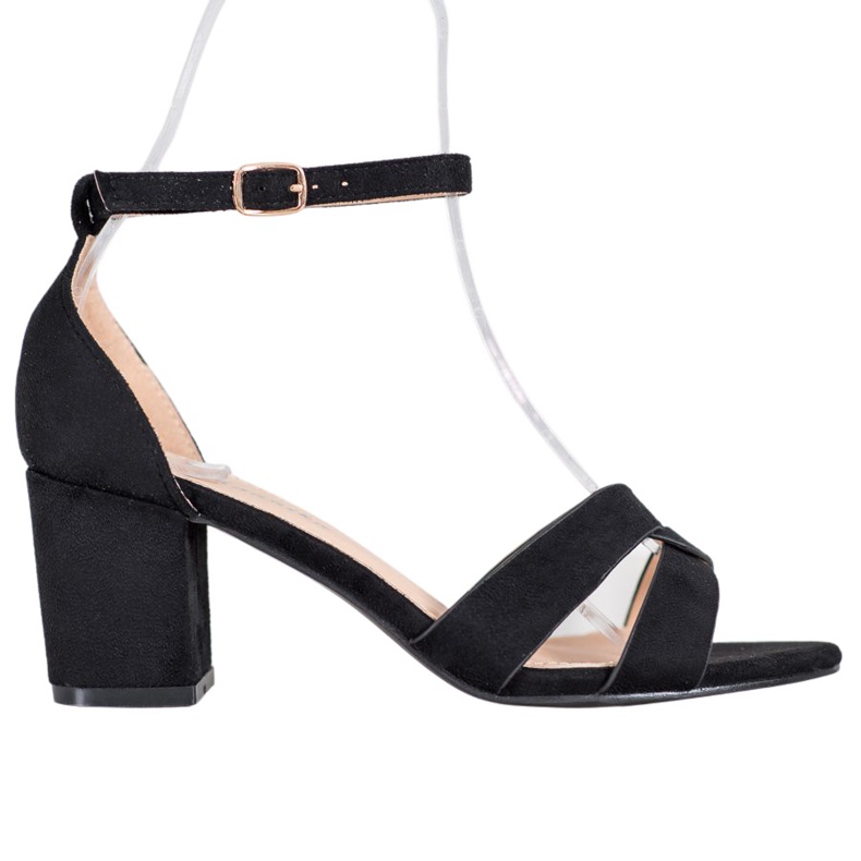 Mannika Suede sandals black
